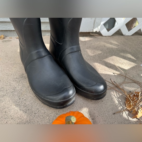 Black Hunter Women's Original Tall Rain Boots - Picture 3 of 8